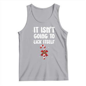 Funny Christmas It Isn't Going To Lick Itself Tank Top Xmas Adult Humor Couple Matching TS11 Athletic Heather Print Your Wear