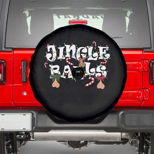 Funny Naughty Christmas Jingle Balls Spare Tire Cover Santa Xmas Jingle Bells Adult Joke TS11 Black Print Your Wear