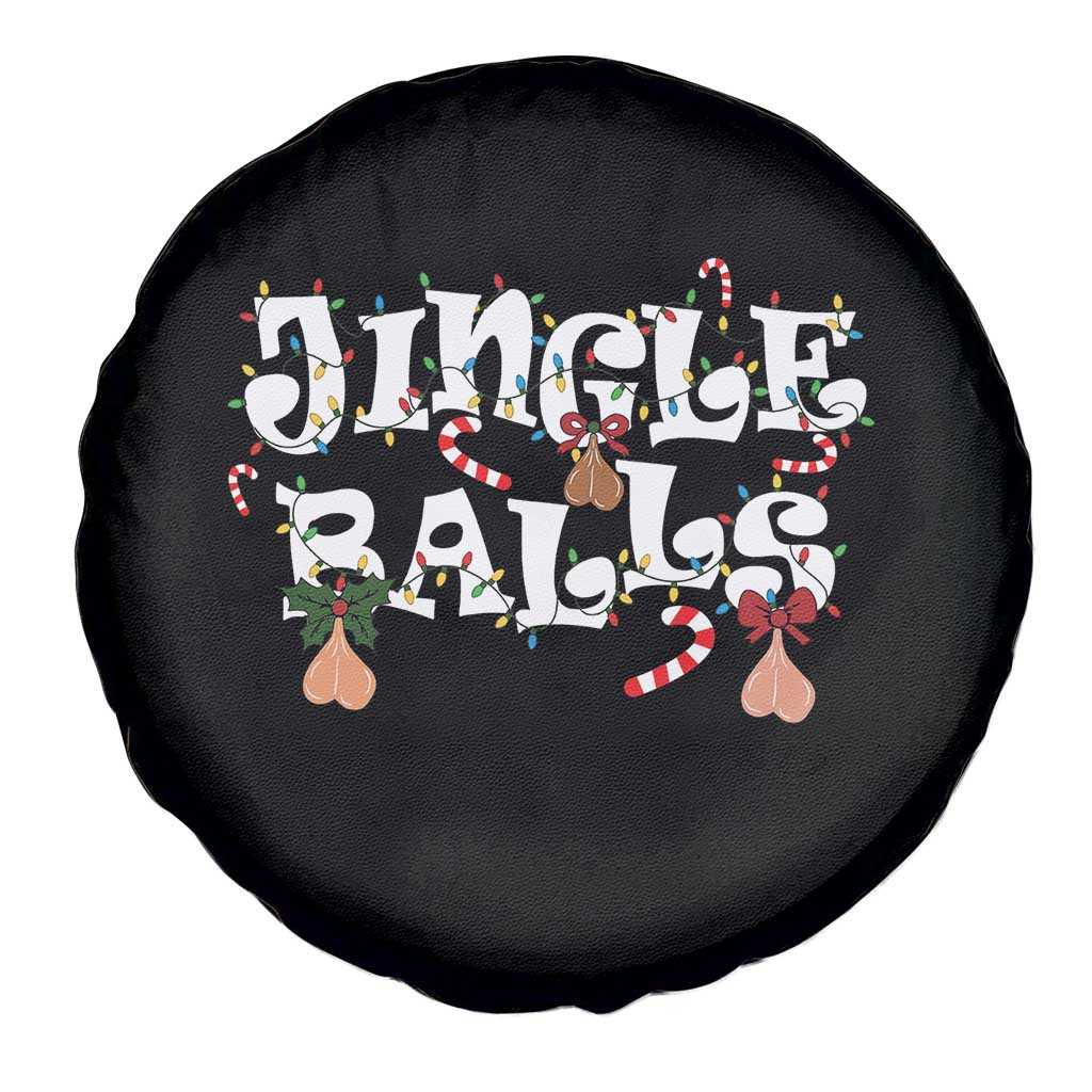 Funny Naughty Christmas Jingle Balls Spare Tire Cover Santa Xmas Jingle Bells Adult Joke TS11 Print Your Wear