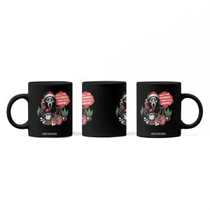 Funny Ghost Christmas Face Coffee Mug Whats Your Favorite Christmas Movie Spooky Xmas TS11 Print Your Wear