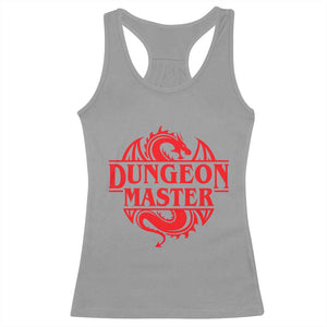 Funny Dungeon Master Racerback Tank Top RPG Gamer D20 Tabletop Red Dragon TS11 Sport Gray Print Your Wear