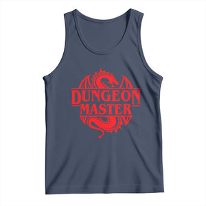 Funny Dungeon Master Tank Top RPG Gamer D20 Tabletop Red Dragon TS11 Navy Print Your Wear