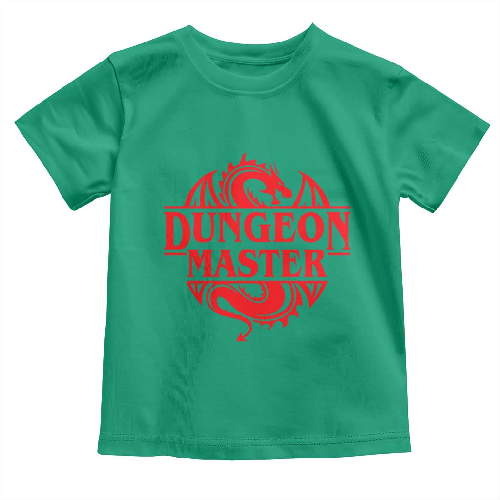 Funny Dungeon Master Toddler T Shirt RPG Gamer D20 Tabletop Red Dragon TS11 Irish Green Print Your Wear