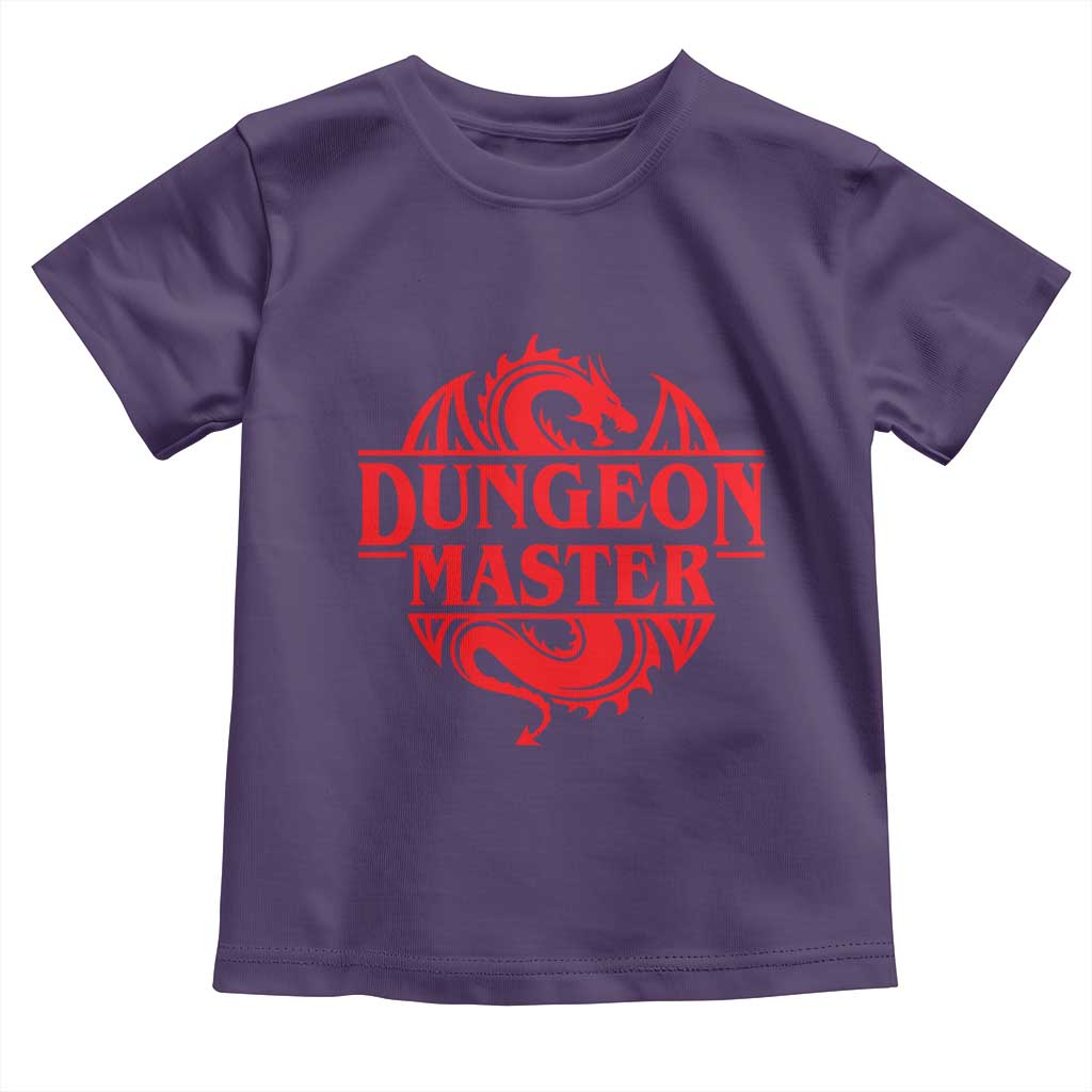 Funny Dungeon Master Toddler T Shirt RPG Gamer D20 Tabletop Red Dragon TS11 Purple Print Your Wear