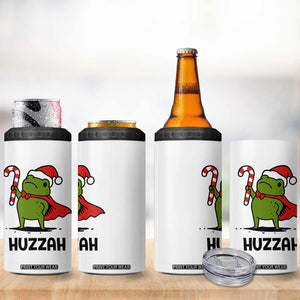 Funny Christmas Huzzah Frog Knight Meme Quote 4 in 1 Can Cooler Tumbler TS11 Print Your Wear