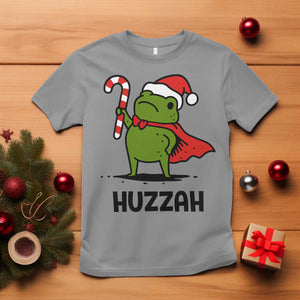 Funny Christmas Huzzah Frog Knight Meme Quote T Shirt TS11 Sport Gray Print Your Wear