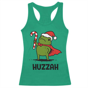 Funny Christmas Huzzah Frog Knight Meme Quote Racerback Tank Top TS11 Irish Green Print Your Wear