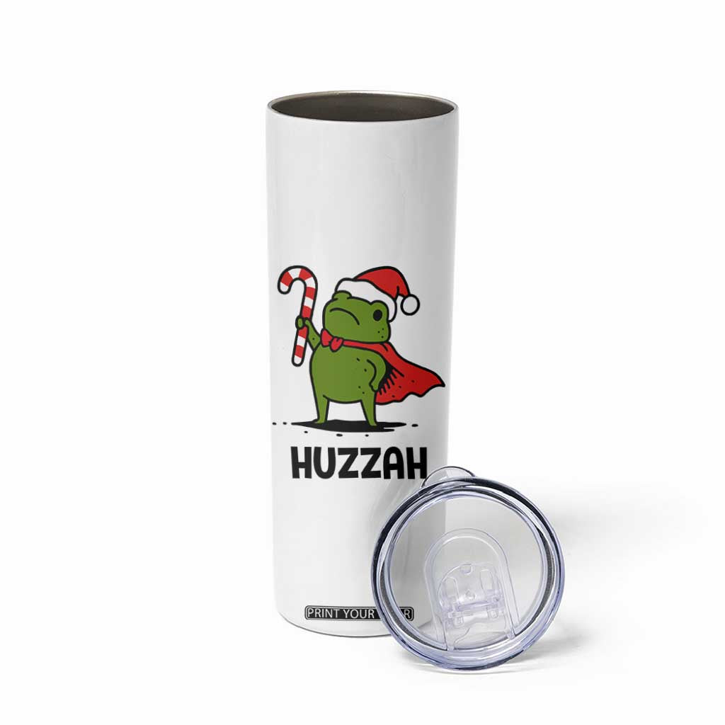 Funny Christmas Huzzah Frog Knight Meme Quote Skinny Tumbler TS11 Print Your Wear