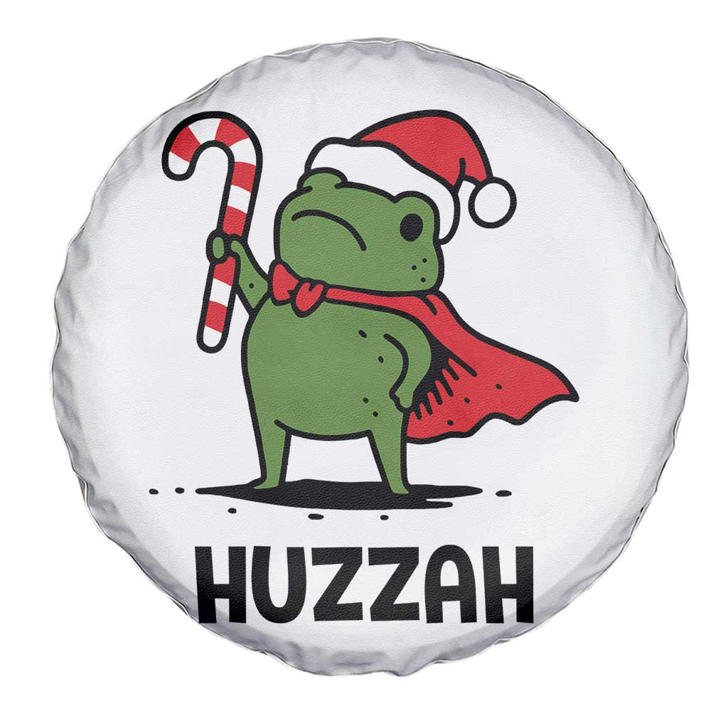 Funny Christmas Huzzah Frog Knight Meme Quote Spare Tire Cover TS11 Print Your Wear