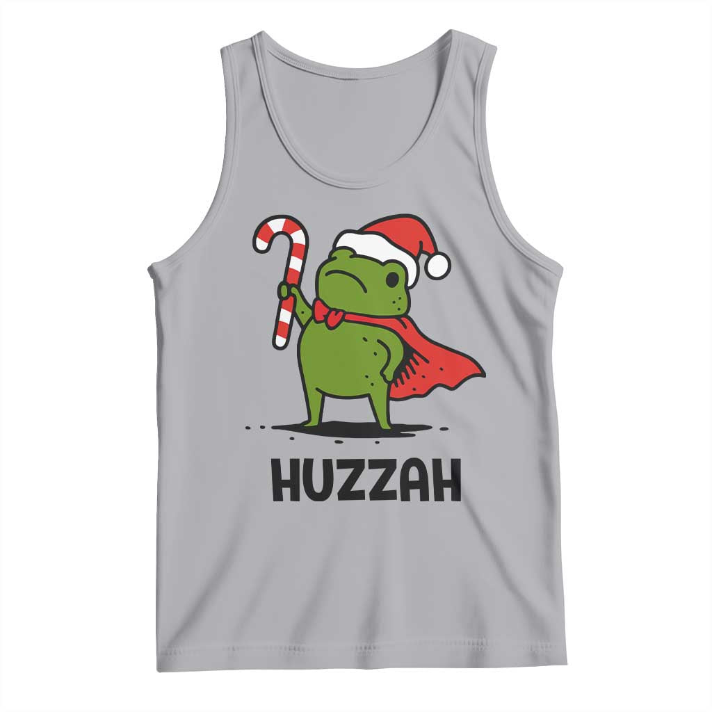 Funny Christmas Huzzah Frog Knight Meme Quote Tank Top TS11 Athletic Heather Print Your Wear