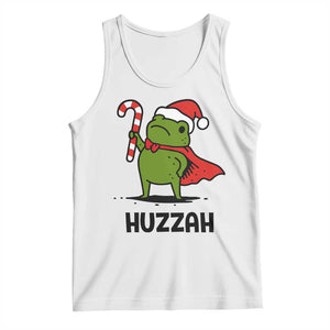 Funny Christmas Huzzah Frog Knight Meme Quote Tank Top TS11 White Print Your Wear