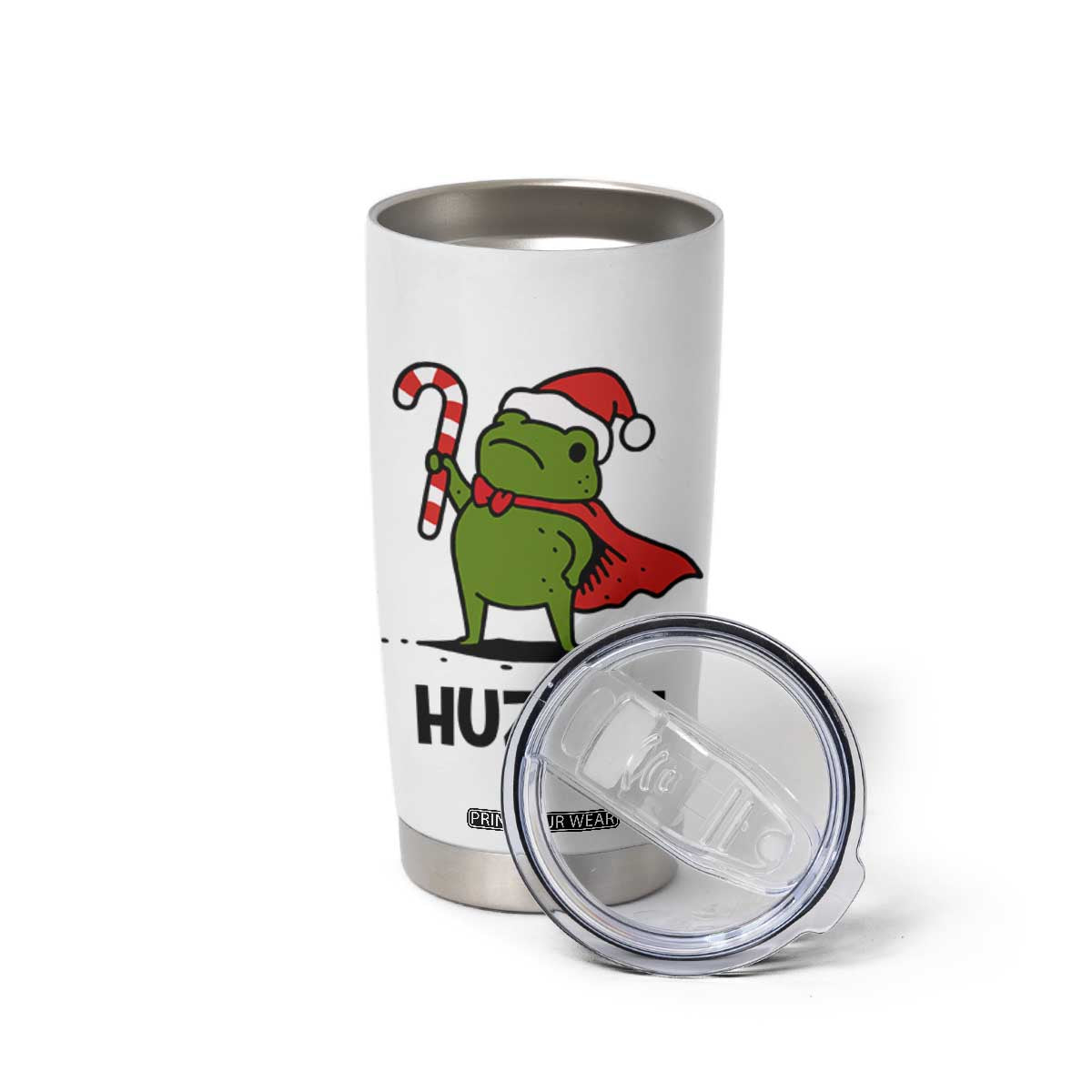 Funny Christmas Huzzah Frog Knight Meme Quote Tumbler Cup TS11 Print Your Wear