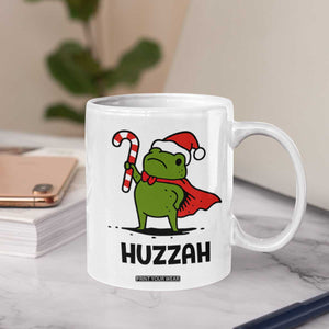 Funny Christmas Huzzah Frog Knight Meme Quote Coffee Mug TS11 Print Your Wear