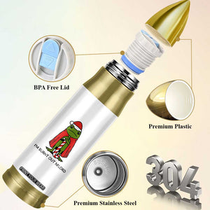 Funny Christmas Frog Knight Bullet Tumbler I Am Burnt Out M Lord Medieval Meme TS11 Print Your Wear