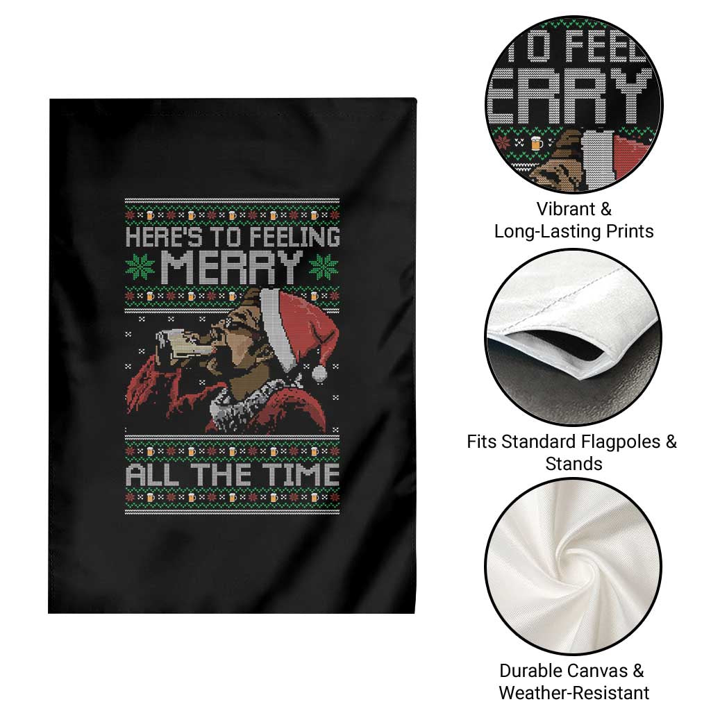 Here To Feeling Merry All The Time Christmas Garden Flag Funny Xmas Comedy Movie TS11 Print Your Wear