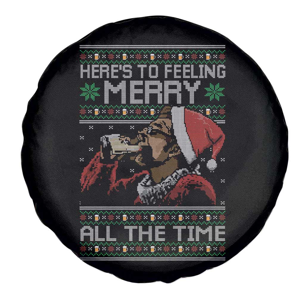 Here To Feeling Merry All The Time Christmas Spare Tire Cover Funny Xmas Comedy Movie TS11 Print Your Wear