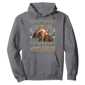 Ed Gein Christmas Hoodie Funny You Are Too Warm For Me Xmas Serial Killer TS11 Charcoal Print Your Wear