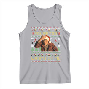 Ed Gein Christmas Tank Top Funny You Are Too Warm For Me Xmas Serial Killer TS11 Athletic Heather Print Your Wear