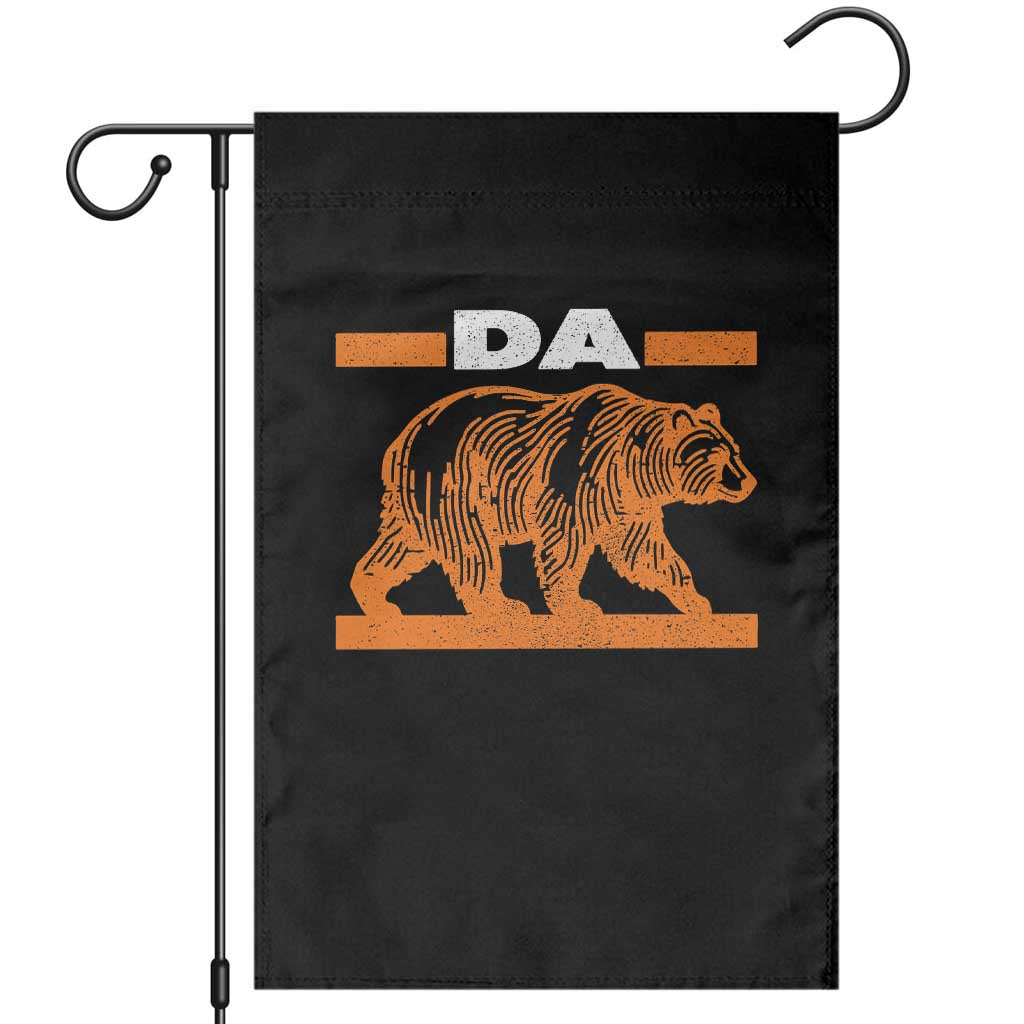 Bear Lover Garden Flag Funny Wildlife Orange Bear Walking TS11 Black Print Your Wear