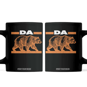 Bear Lover Coffee Mug Funny Wildlife Orange Bear Walking TS11 Black Print Your Wear