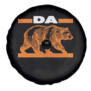 Bear Lover Spare Tire Cover Funny Wildlife Orange Bear Walking TS11 Print Your Wear