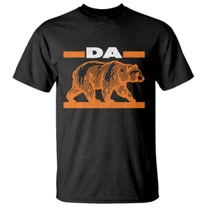 Bear Lover T Shirt Funny Wildlife Orange Bear Walking TS11 Black Print Your Wear