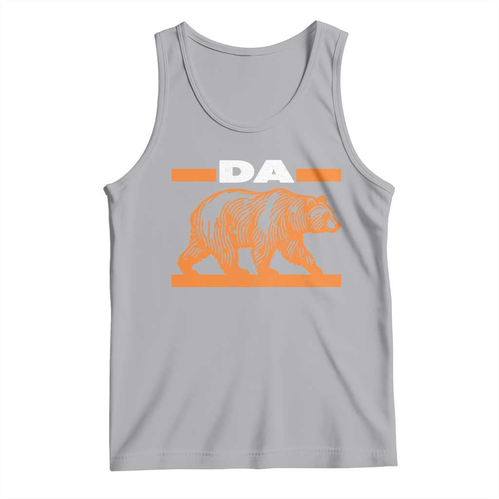 Bear Lover Tank Top Funny Wildlife Orange Bear Walking TS11 Athletic Heather Print Your Wear