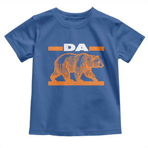 Bear Lover Toddler T Shirt Funny Wildlife Orange Bear Walking TS11 Royal Blue Print Your Wear