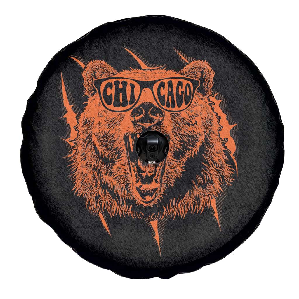 Wildlife Grizzly Bear Chicago Lover Spare Tire Cover TS11 Print Your Wear