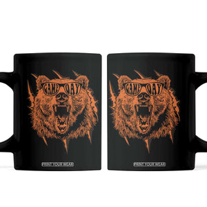 Funny Grizzly Bear Sport Fan Game Day Coffee Mug TS11 Black Print Your Wear