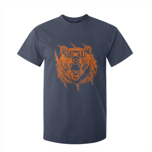Funny Grizzly Bear Sport Fan Game Day T Shirt For Kid TS11 Navy Print Your Wear