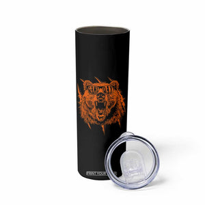 Funny Grizzly Bear Sport Fan Game Day Skinny Tumbler TS11 Print Your Wear