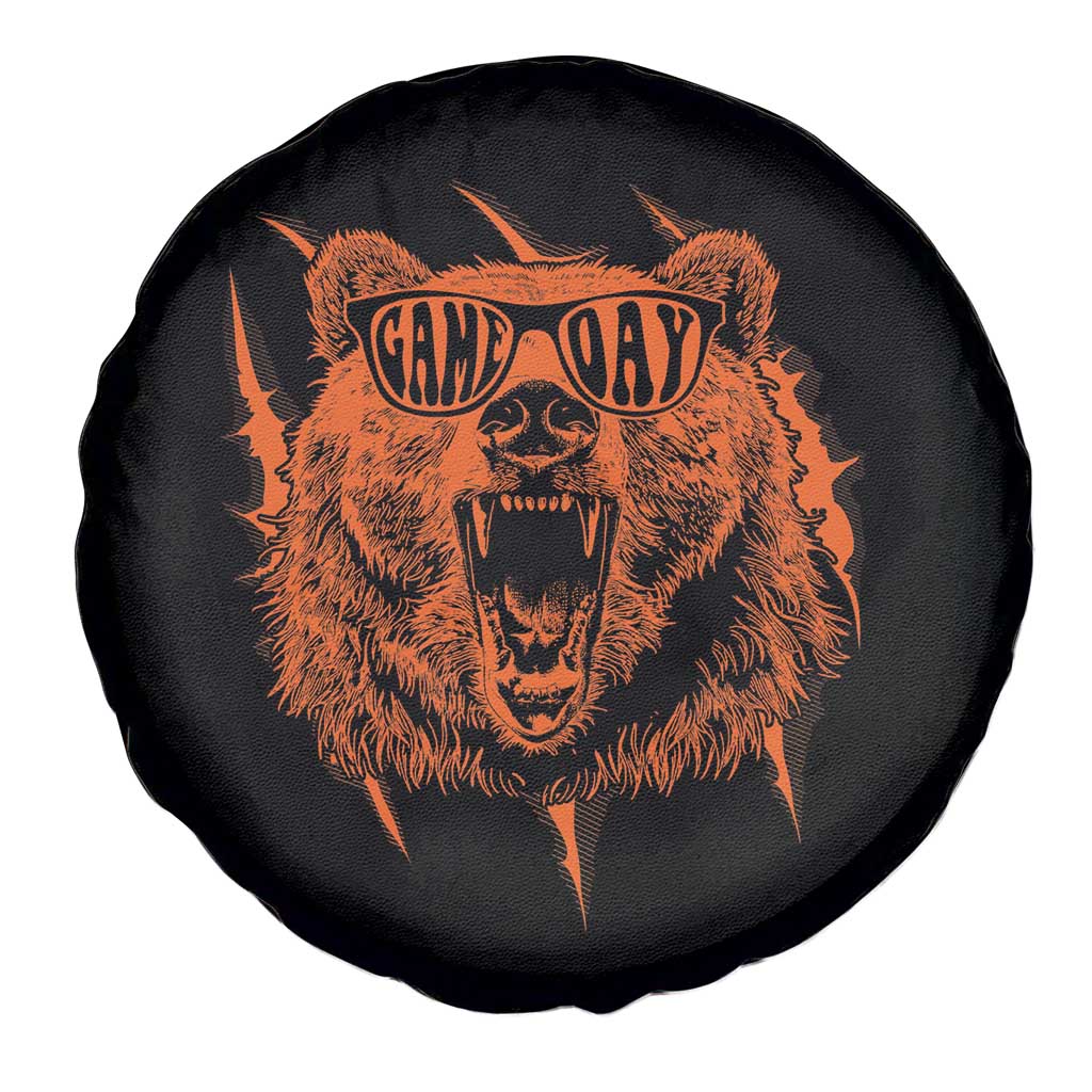 Funny Grizzly Bear Sport Fan Game Day Spare Tire Cover TS11 Print Your Wear