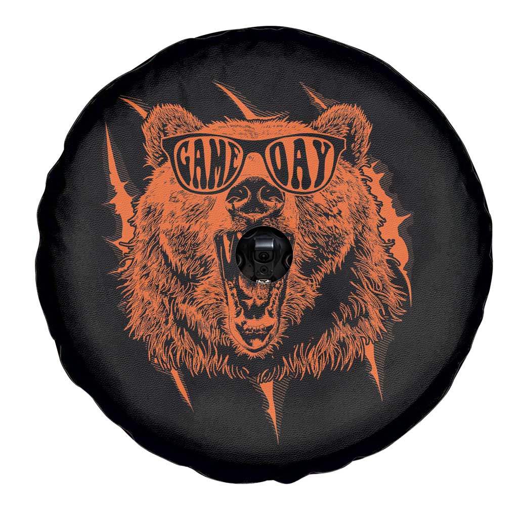 Funny Grizzly Bear Sport Fan Game Day Spare Tire Cover TS11 Print Your Wear