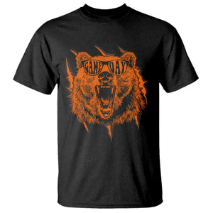 Funny Grizzly Bear Sport Fan Game Day T Shirt TS11 Black Print Your Wear