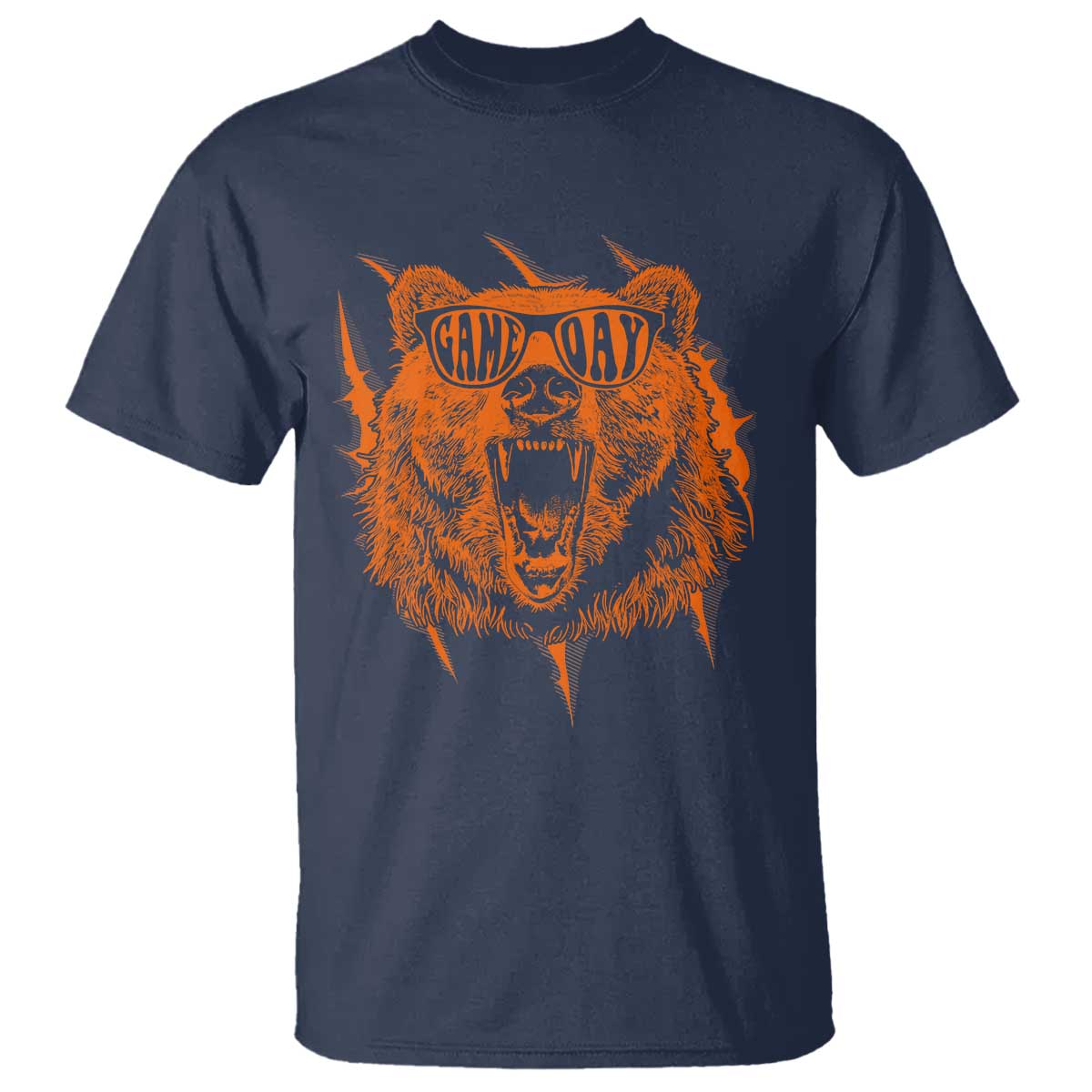 Funny Grizzly Bear Sport Fan Game Day T Shirt - Print Your Wear