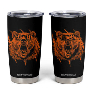 Funny Grizzly Bear Sport Fan Game Day Tumbler Cup TS11 Black Print Your Wear