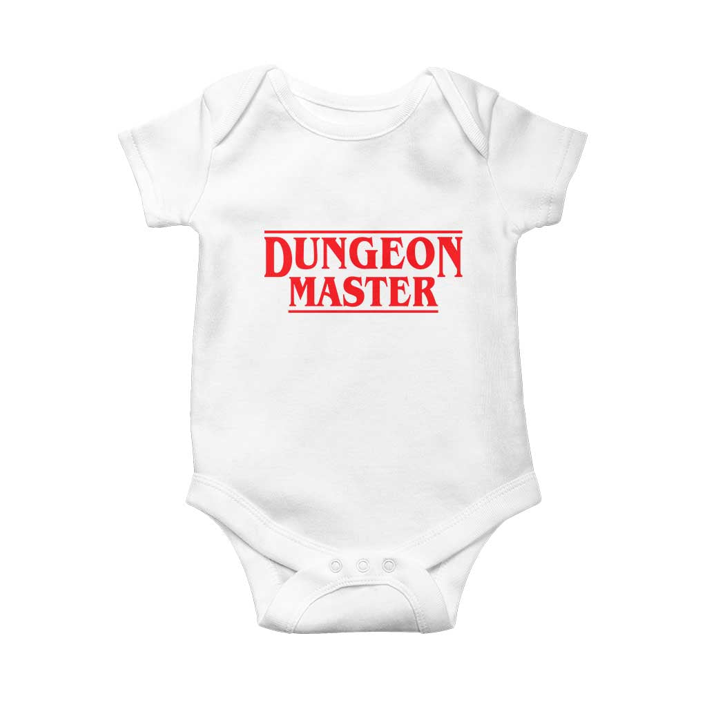 Funny Dungeon Master Baby Onesie RPG Gamer D20 Tabletop Gaming TS11 White Print Your Wear