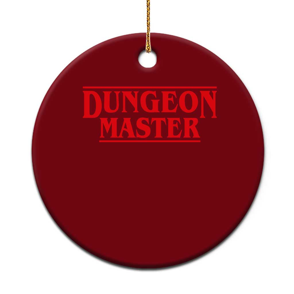 Funny Dungeon Master Ceramic Ornament RPG Gamer D20 Tabletop Gaming TS11 1pc Red Print Your Wear