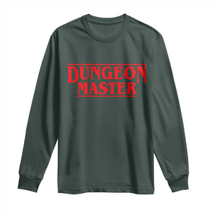 Funny Dungeon Master Long Sleeve Shirt RPG Gamer D20 Tabletop Gaming TS11 Dark Forest Green Print Your Wear