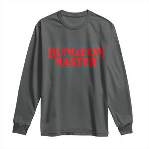 Funny Dungeon Master Long Sleeve Shirt RPG Gamer D20 Tabletop Gaming TS11 Dark Heather Print Your Wear