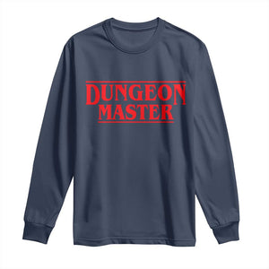 Funny Dungeon Master Long Sleeve Shirt RPG Gamer D20 Tabletop Gaming TS11 Navy Print Your Wear