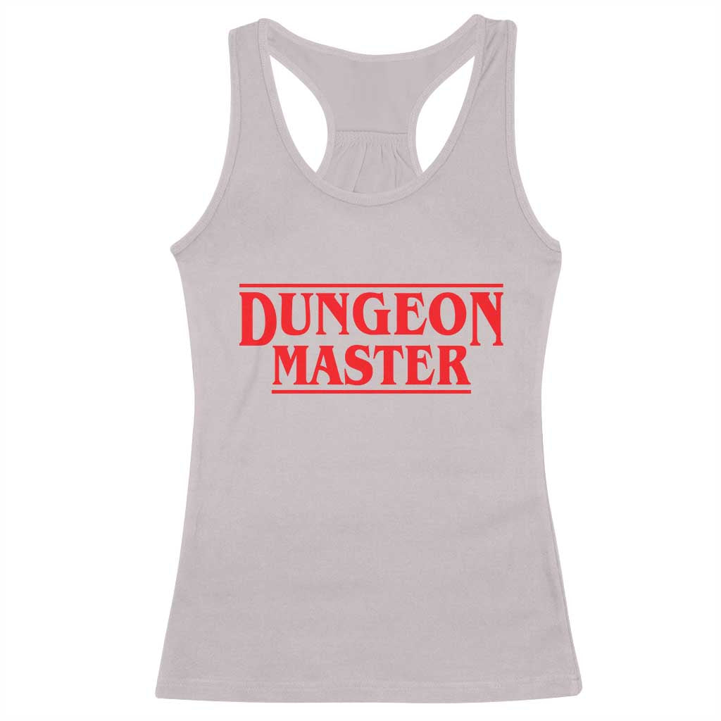 Funny Dungeon Master Racerback Tank Top RPG Gamer D20 Tabletop Gaming TS11 Ice Gray Print Your Wear