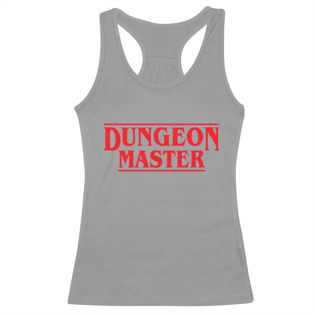 Funny Dungeon Master Racerback Tank Top RPG Gamer D20 Tabletop Gaming TS11 Sport Gray Print Your Wear