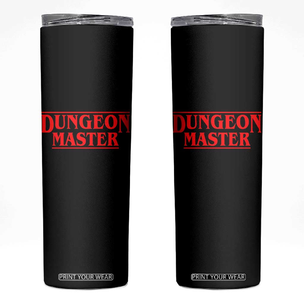 Funny Dungeon Master Skinny Tumbler RPG Gamer D20 Tabletop Gaming TS11 Black Print Your Wear