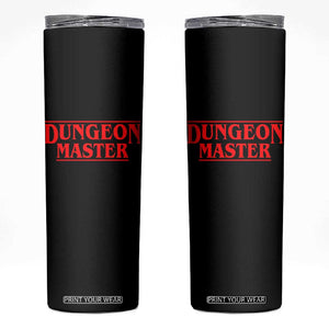 Funny Dungeon Master Skinny Tumbler RPG Gamer D20 Tabletop Gaming TS11 Black Print Your Wear