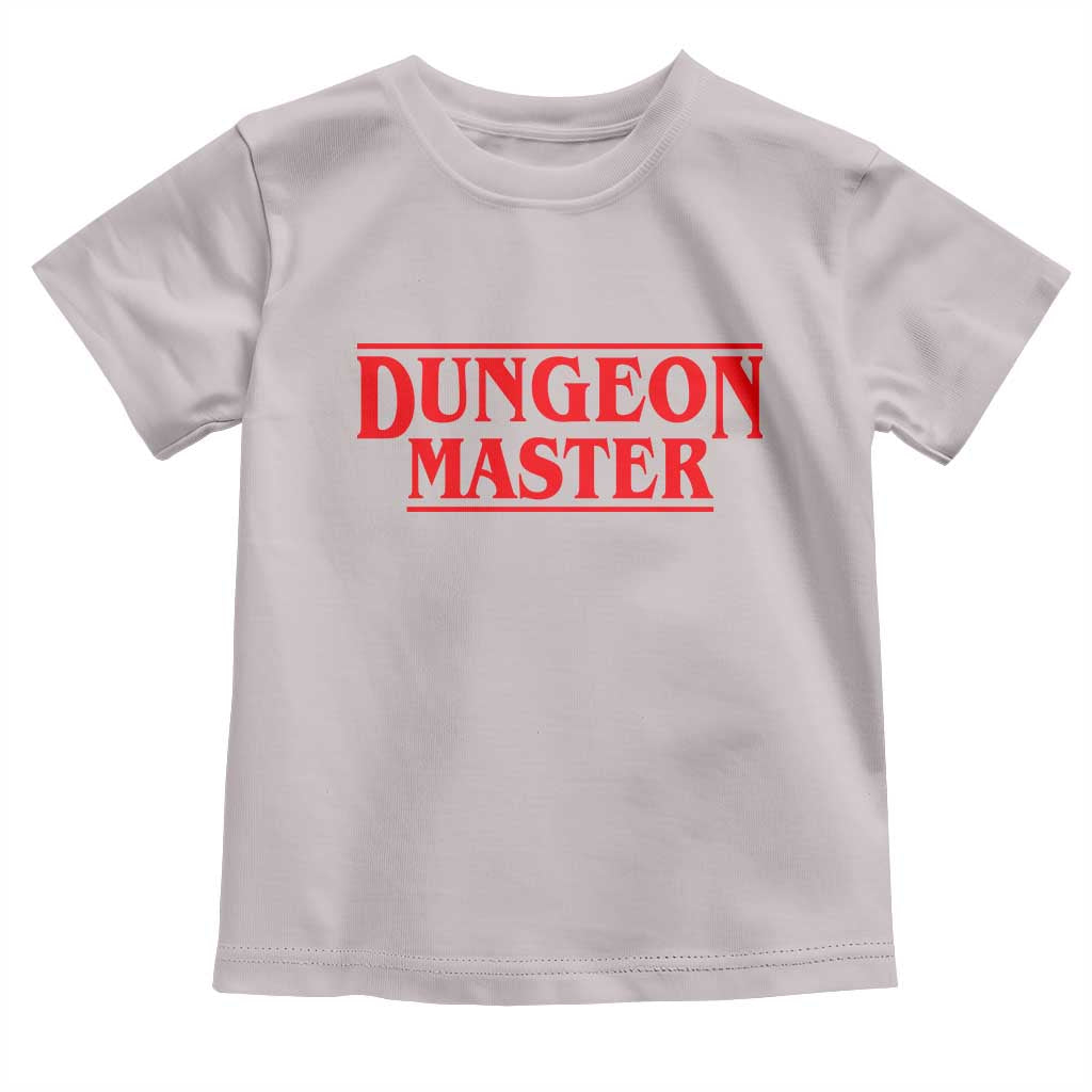 Funny Dungeon Master Toddler T Shirt RPG Gamer D20 Tabletop Gaming TS11 Ice Gray Print Your Wear