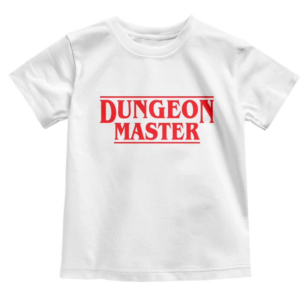 Funny Dungeon Master Toddler T Shirt RPG Gamer D20 Tabletop Gaming TS11 White Print Your Wear