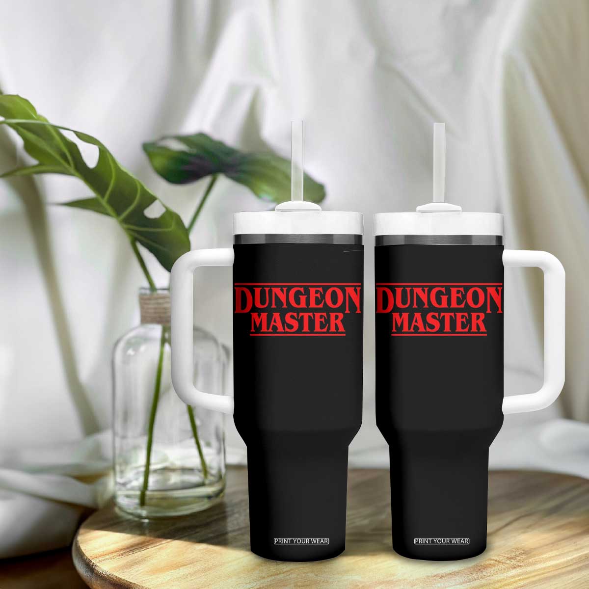 Funny Dungeon Master Tumbler With Handle RPG Gamer D20 Tabletop Gaming TS11 Print Your Wear