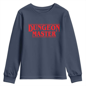 Funny Dungeon Master Youth Sweatshirt RPG Gamer D20 Tabletop Gaming TS11 Navy Print Your Wear